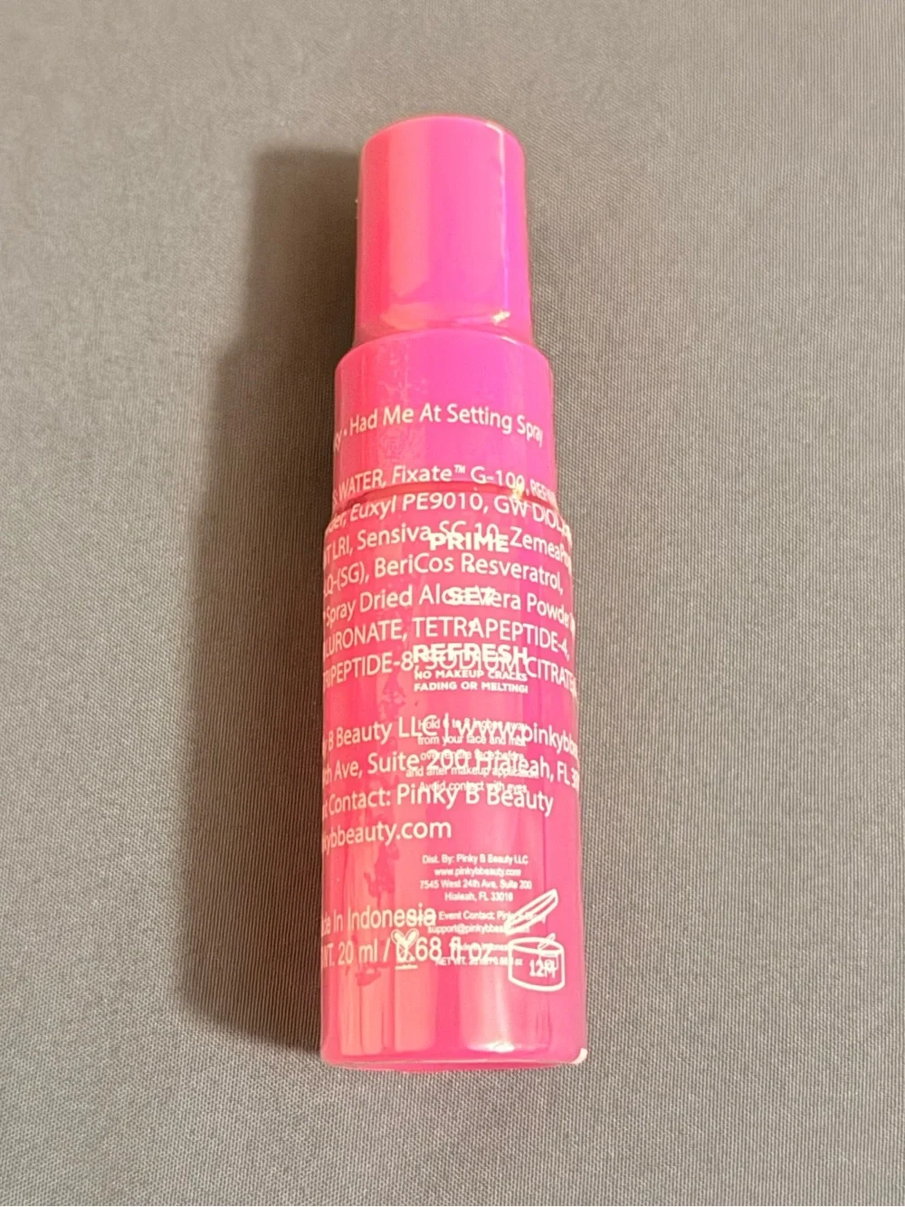 Pinky B Beauty ‘Had Me At’ Setting Spray - New, Sealed 20ml